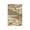 Edge Collections - 2' X 3' - Orange - Unique Abstract Hand-Tufted Area Rug for Home Decor - 1 Piece